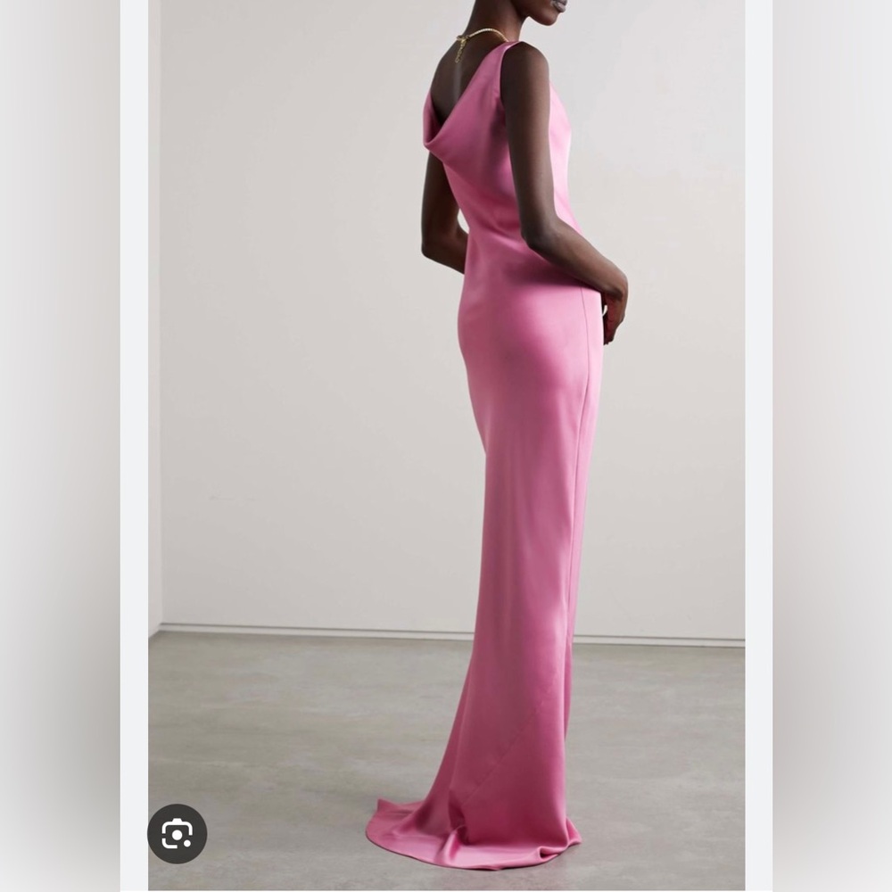 Norma Kamali Maria Dress in Candy Pink